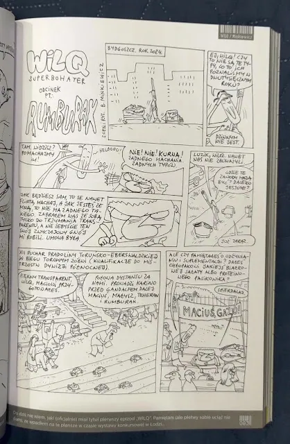 strona magazynu komiksowego "Produkt" strona magazynu komiksowego "Produkt"