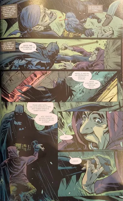 strona komiksu Batman. Detective Comics. Gothamski Nokturn: Akt 1
