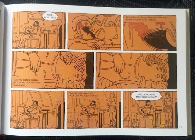 strona komiksu „Otchłań zapomnienia"
