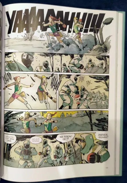 strona komiksu Mechanika Nieba