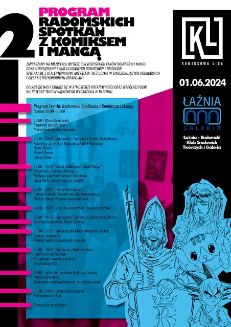 Program Radomskich Spotkań z Komiksem i Mangą vol. 2