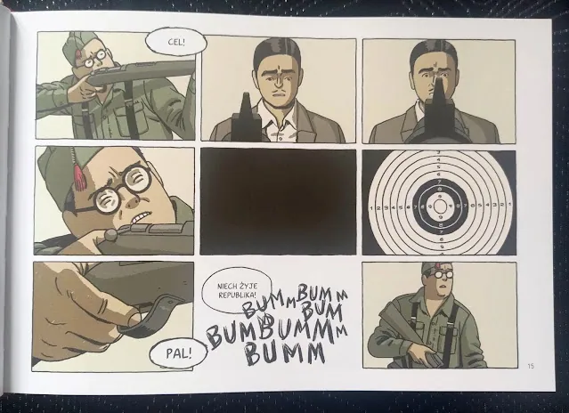 strona komiksu „Otchłań zapomnienia"