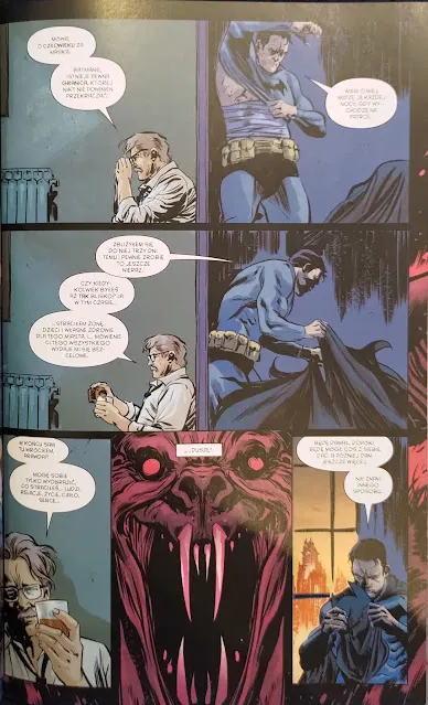strona komiksu Batman. Detective Comics. Gothamski Nokturn: Akt 1