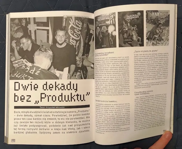 strona magazynu komiksowego "Produkt" strona magazynu komiksowego "Produkt"