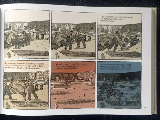 strona komiksu „Otchłań zapomnienia"