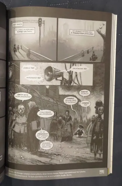 strona magazynu komiksowego "Produkt" strona magazynu komiksowego "Produkt"