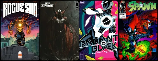 Pierwsza "działka" za darmo. Przeczytajcie bezpłatnie pierwsze zeszyty Radiant Black, Rogue Sun czy Spawna