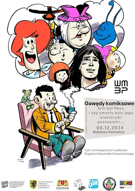 Gawędy komiksowe w gdańskiej Bibliotece Manhattan