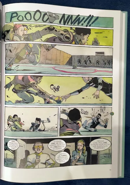strona komiksu Mechanika Nieba