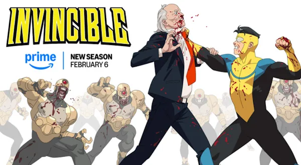 Pojawił się zwiastun trzeciego sezonu serialu Invincible, opartego na nagradzanej serii komiksów Roberta Kirkmana