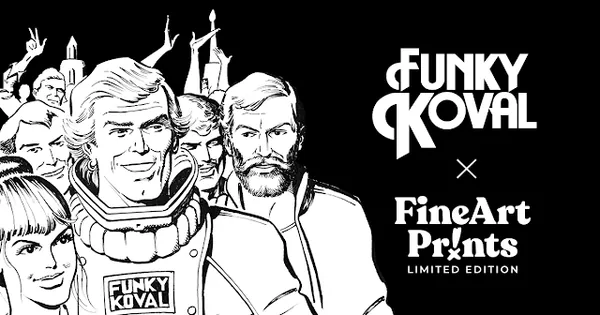 Promocja dla czytelników Bloga o komiksach. Rabat na plakaty Funky Koval od FineArtPrints.pl