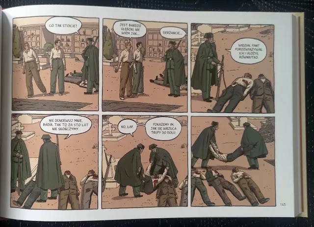 strona komiksu „Otchłań zapomnienia"
