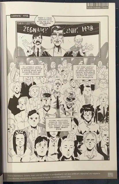 strona magazynu komiksowego "Produkt" strona magazynu komiksowego "Produkt"