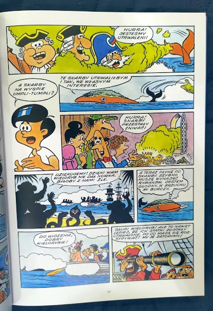 Na wyspie Umpli-Tumpli. Jerzy Wróblewski, Mirosław Stecewicz. Recenzja komiksu