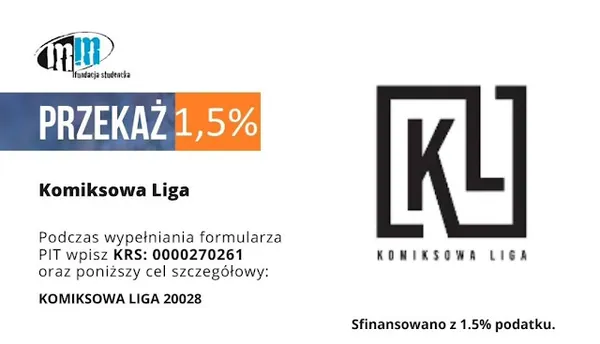 Przekaż swój 1,5% na Komiksową Ligę!