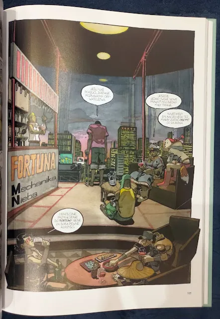 strona komiksu Mechanika Nieba