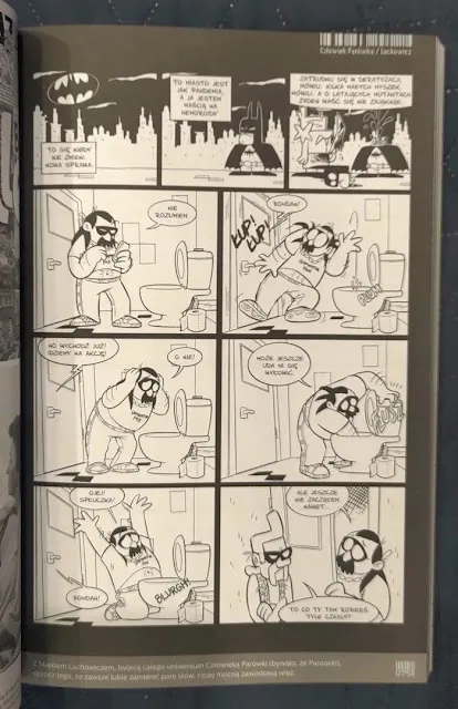 strona magazynu komiksowego "Produkt" strona magazynu komiksowego "Produkt"