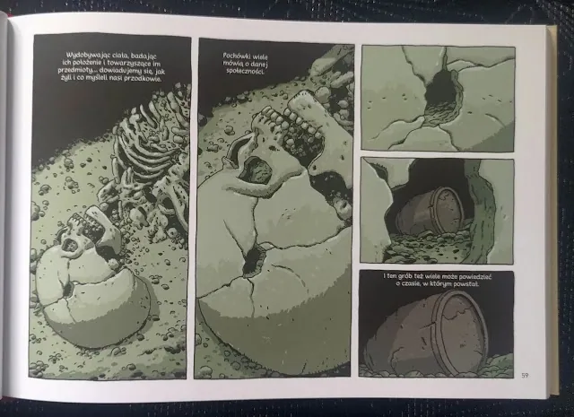 strona komiksu „Otchłań zapomnienia"