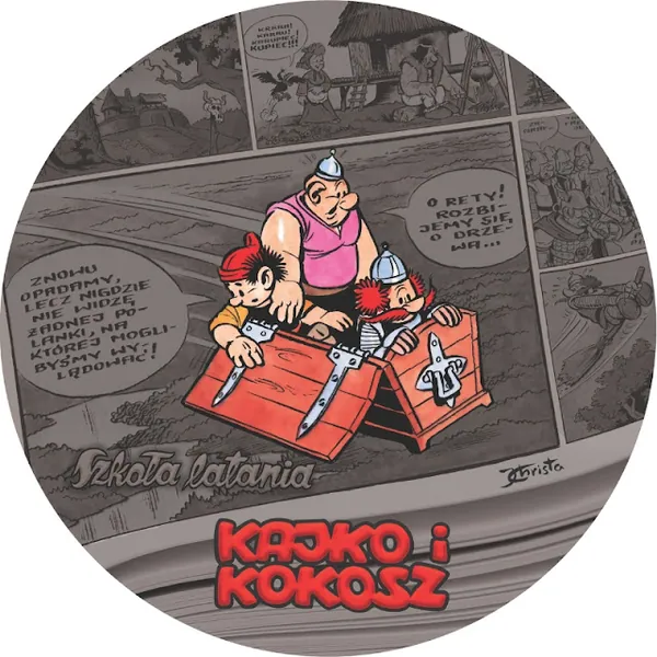 Mennica Gdańska wydała kolejną monetę z Kajkiem i Kokoszem i Szkołą latania