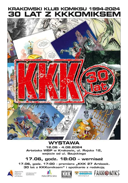 30 lat z KKKomiksem, czyli wystawa i artbook