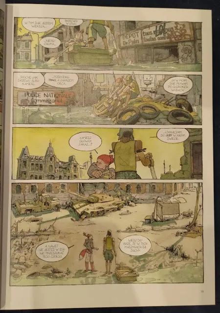 strona komiksu Mechanika Nieba