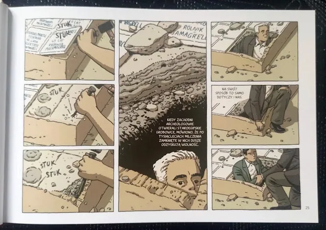 strona komiksu „Otchłań zapomnienia"