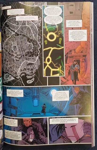 strona komiksu Batman. Detective Comics. Gothamski Nokturn: Akt 1
