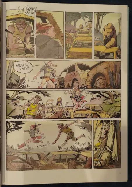 strona komiksu Mechanika Nieba