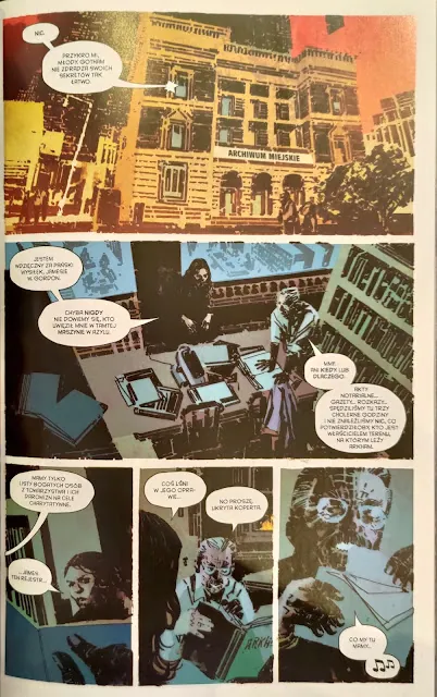 strona komiksu Batman. Detective Comics. Gothamski Nokturn: Akt 1
