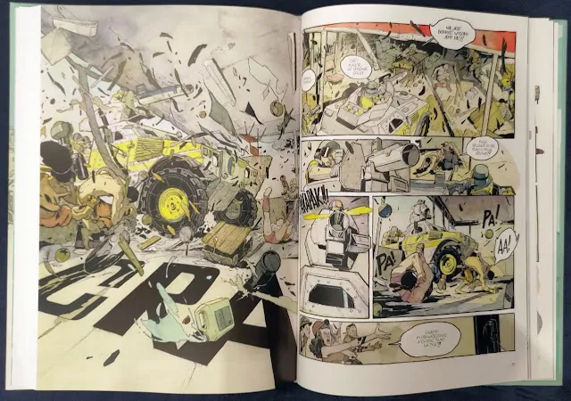 strona komiksu Mechanika Nieba
