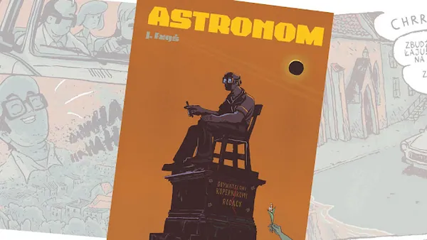 Biblioteka Elbląska wydała komiks "Astronom" Jacka Frąsia
