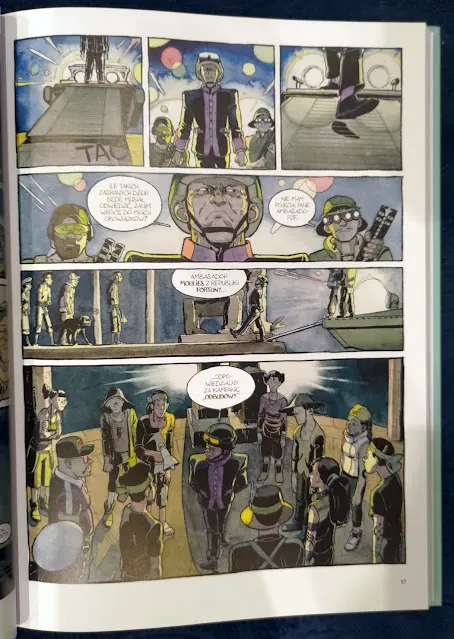 strona komiksu Mechanika Nieba