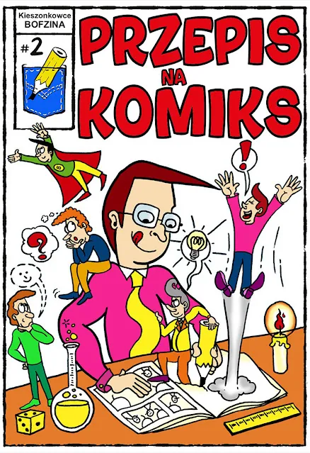 Łukasz Bofzin Kuciński wydał poradnik "Przepis na komiks"