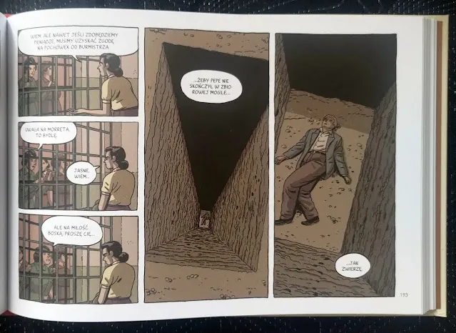 strona komiksu „Otchłań zapomnienia"