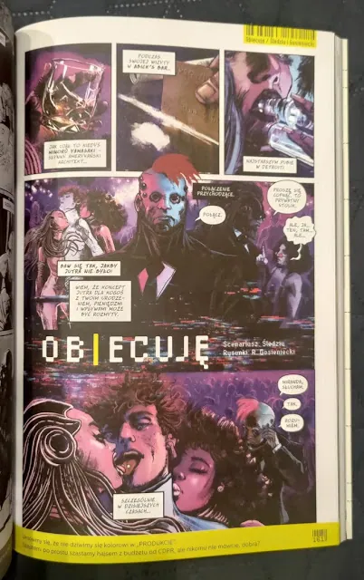 strona magazynu komiksowego "Produkt" strona magazynu komiksowego "Produkt"
