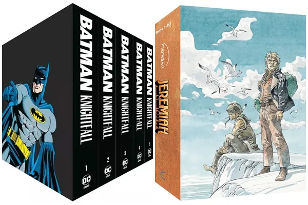 Knightfall w etui. Będzie też slipcase dla Jeremiaha